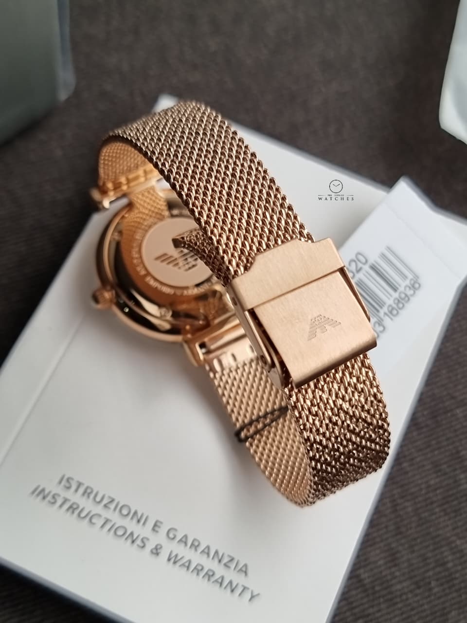 Emporio Armani Women’s Analog Stainless Steel Mother of Pearl Dial 32mm Watch AR11320