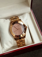 Marc by Marc Jacobs Women’s Quartz Copper Stainless Steel Shine Brown Dial 35mm Watch MBM3128
