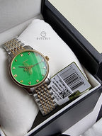 Gucci G-Timeless YA1264182 Green/Gold toned dial 36 mm steel Quartz UNISEX watch