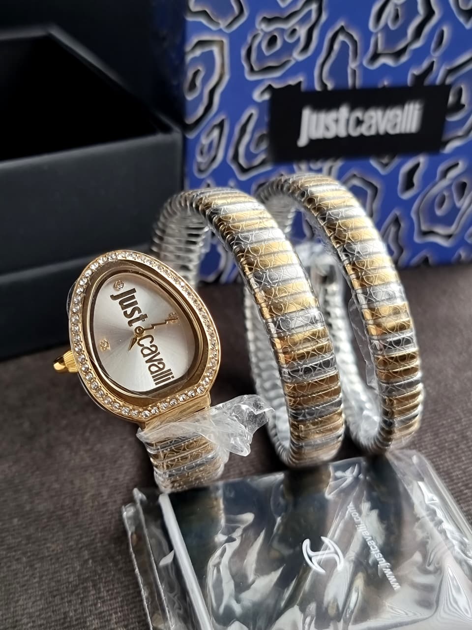 Just Cavalli Just Glam EVO 3 Stainless Steel Bracelet Watch-JC1L120M0055E