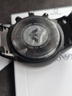 Emporio Armani Men’s Quartz Stainless Steel Grey Dial 43mm Watch AR2454
