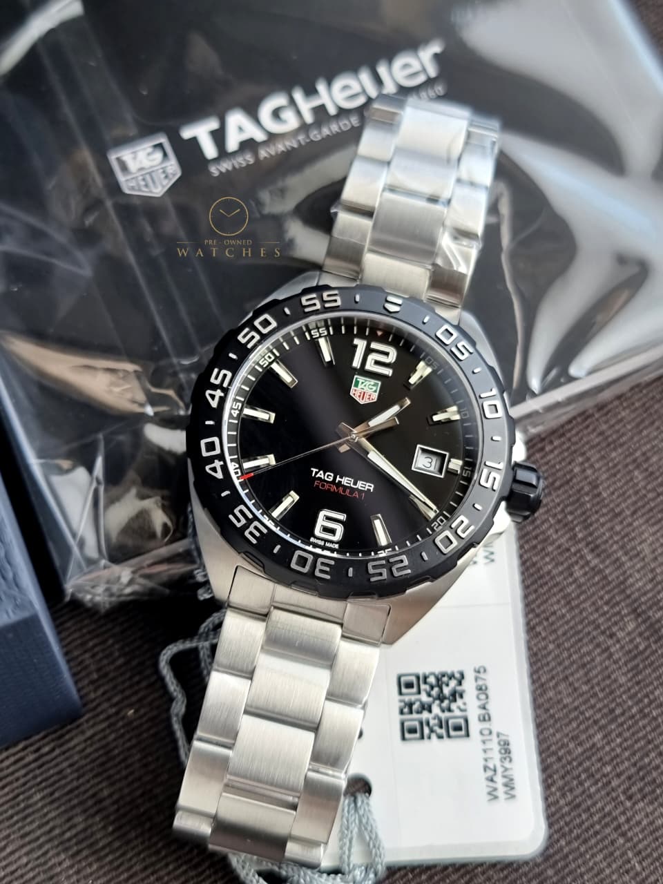 TAG Heuer Formula 1 Date  Quartz, 41 mm, Steel WAZ1110.BA0875