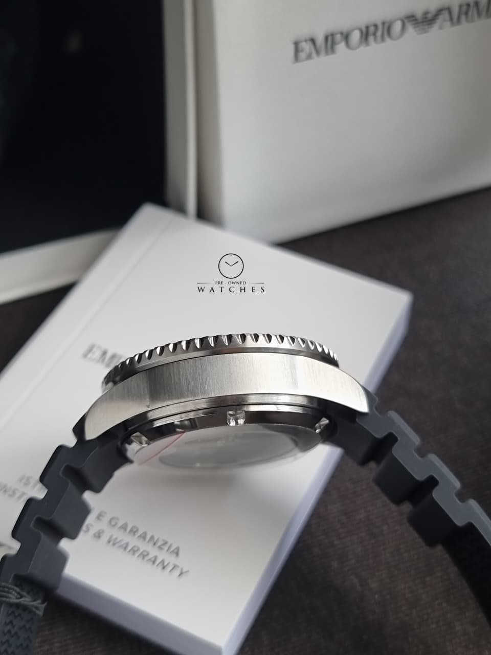 Emporio Armani Men's Analog Automatic Watch with Stainless Steel Strap AR60076