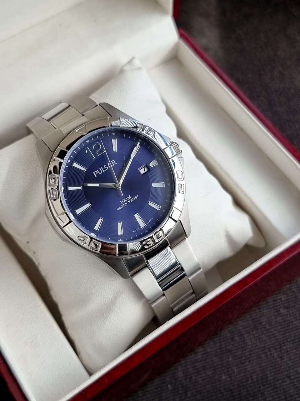 Pulsar Sub Brand Of Seiko Gents Watch Blue Dial 41mm Quartz Watch
