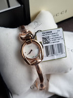 Gucci Horsebit Women's Diamond  Dial Quartz Watch - YA139508