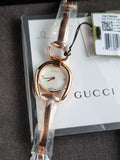 Gucci Horsebit Women's Diamond  Dial Quartz Watch - YA139508