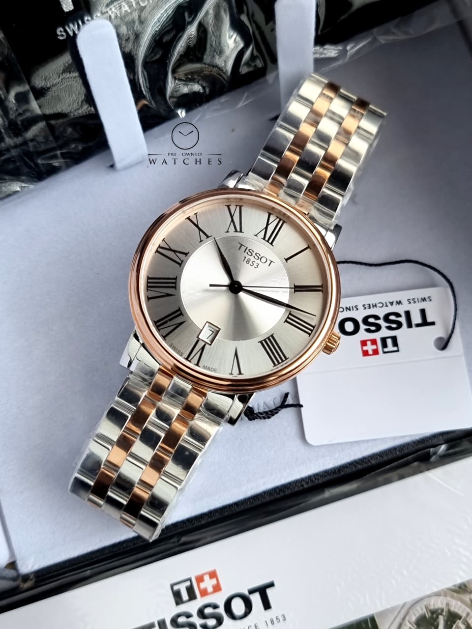 TISSOT Men’s Quartz Swiss Made Stainless Steel Silver Dial 40mm Watch T122.410.22.033.00