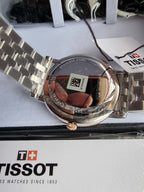 TISSOT Men’s Quartz Swiss Made Stainless Steel Silver Dial 40mm Watch T122.410.22.033.00