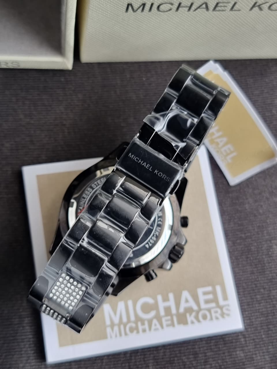 Michael Kors Women’s Quartz Grey Stainless Steel Grey Dial 42mm Watch MK6974