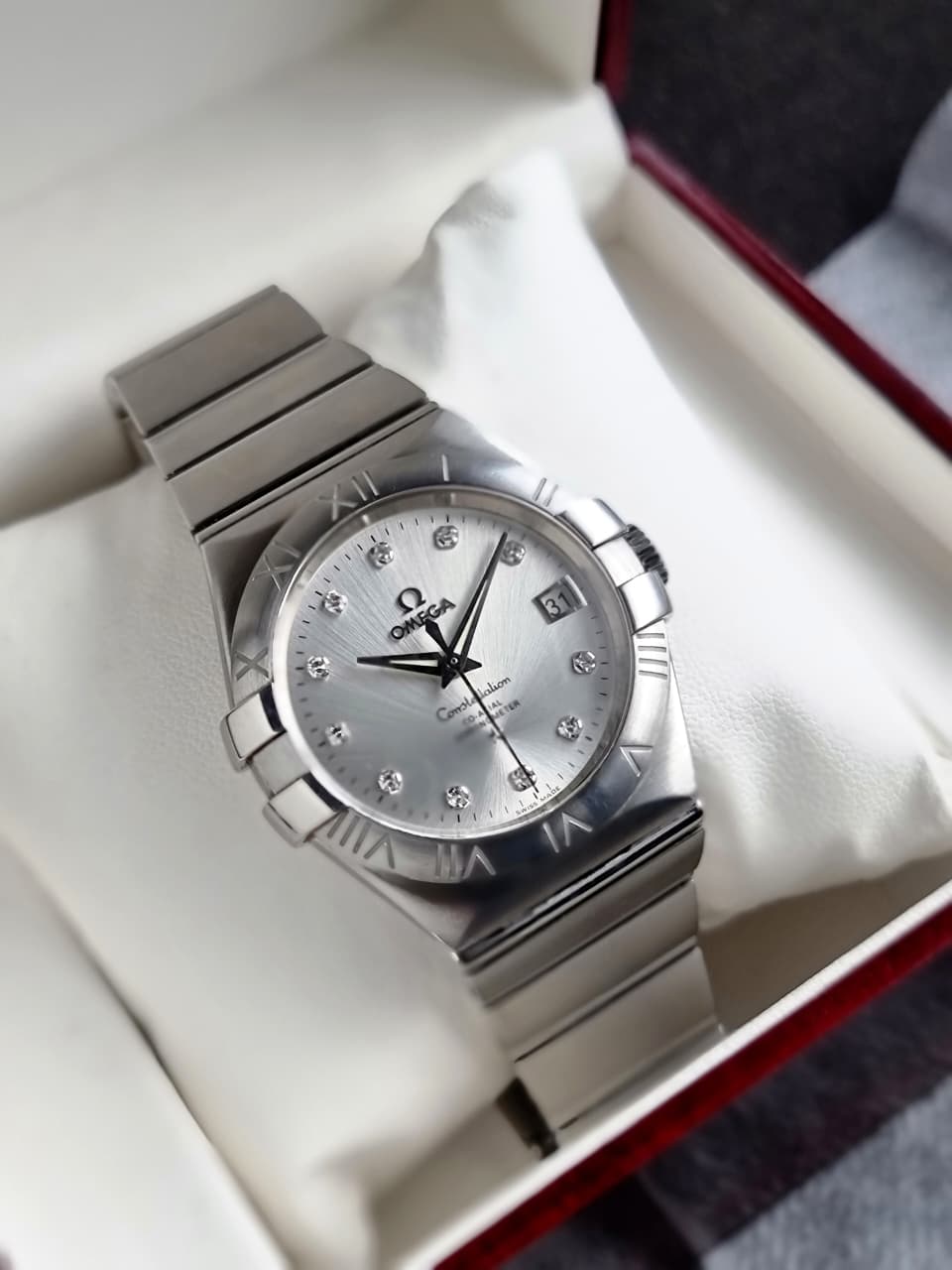 Constellation Automatic Silver Dial Men's Watch  Item No. 123.10.38.21.02.001