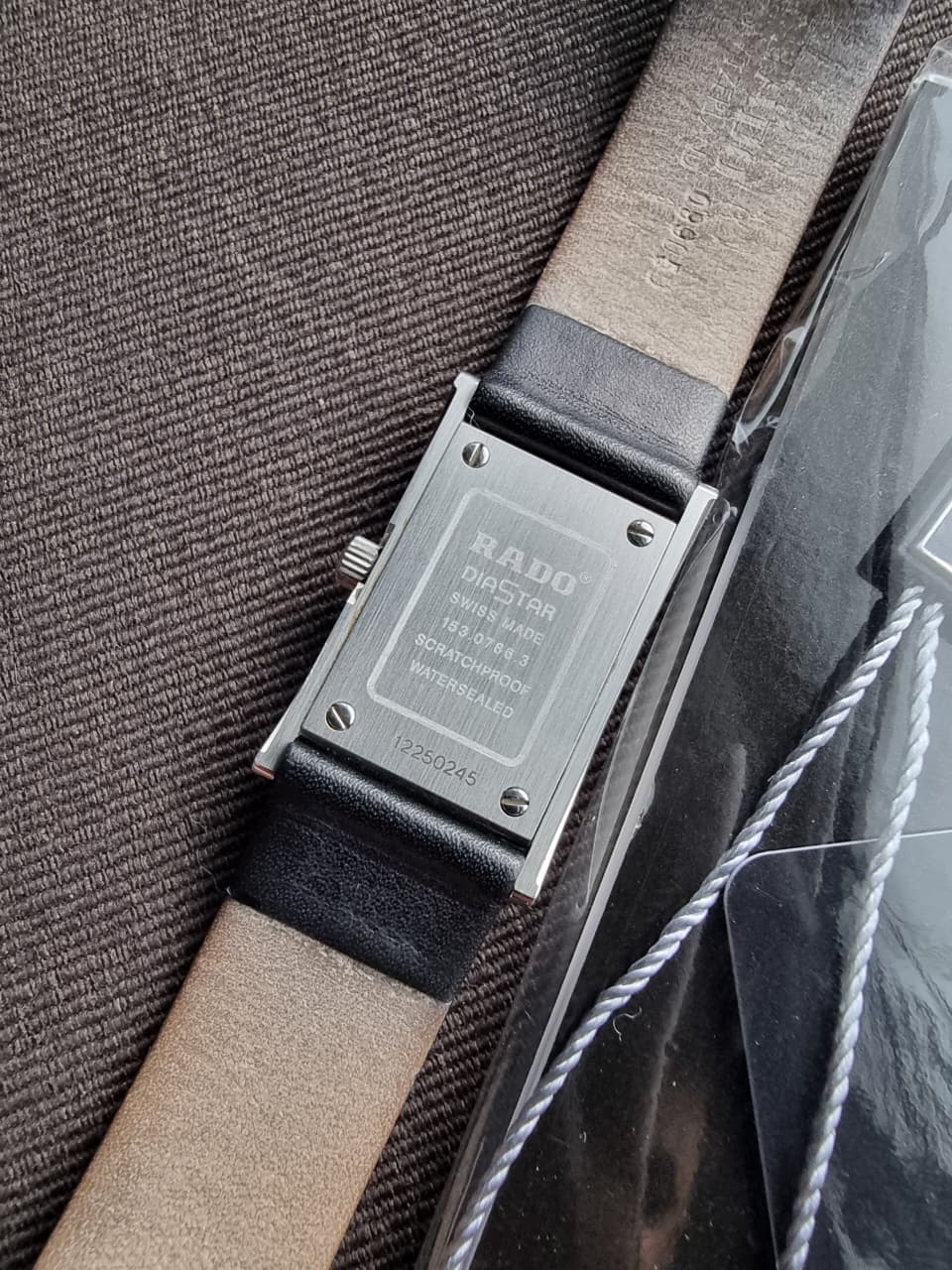 RADO Integral Quartz Black Dial Ladies Watch Item No. R20786165