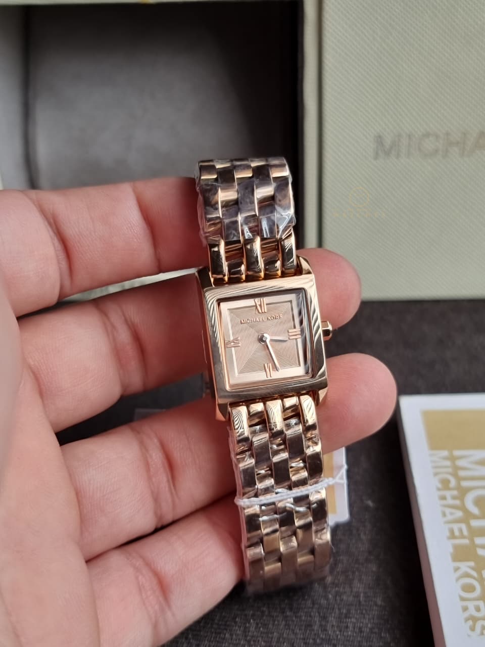 MICHAEL KORS Micro Georgie Quartz Rose Gold Dial Ladies Watch Item No. MK4932