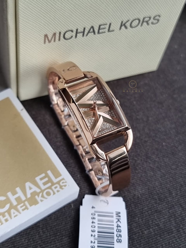 MICHAEL KORS MK Empire Quartz Rose Gold Dial Ladies Watch Item No. MK4858 Main Image