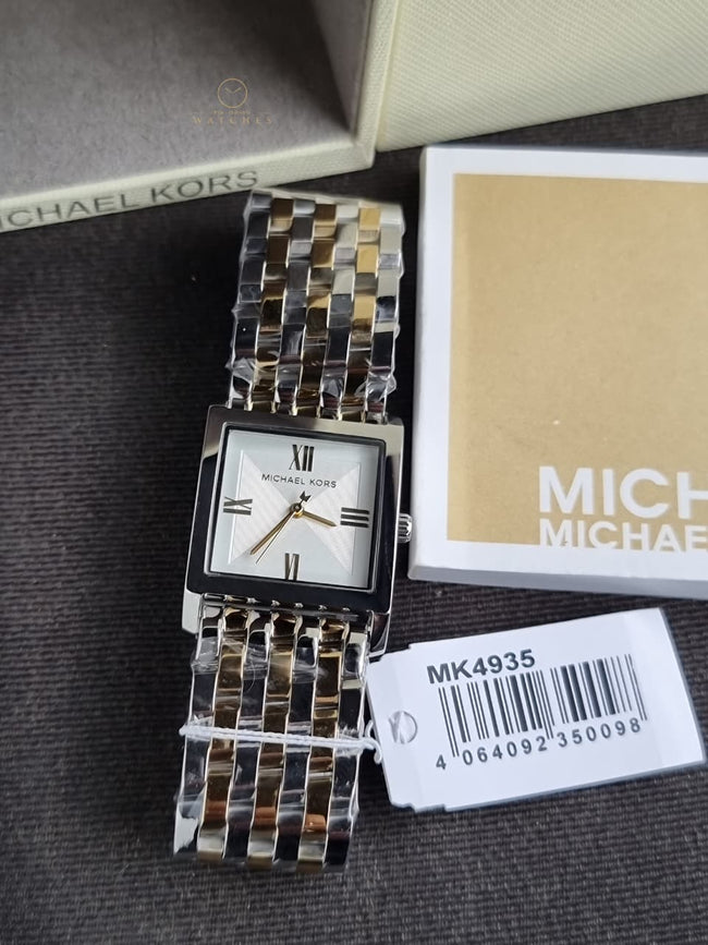 MICHAEL KORS Petite Georgie Quartz Silver Dial Ladies Watch Item No. MK4935 Hover Image