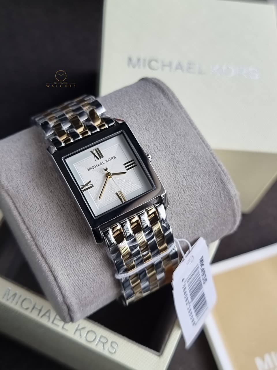 MICHAEL KORS Petite Georgie Quartz Silver Dial Ladies Watch Item No. MK4935