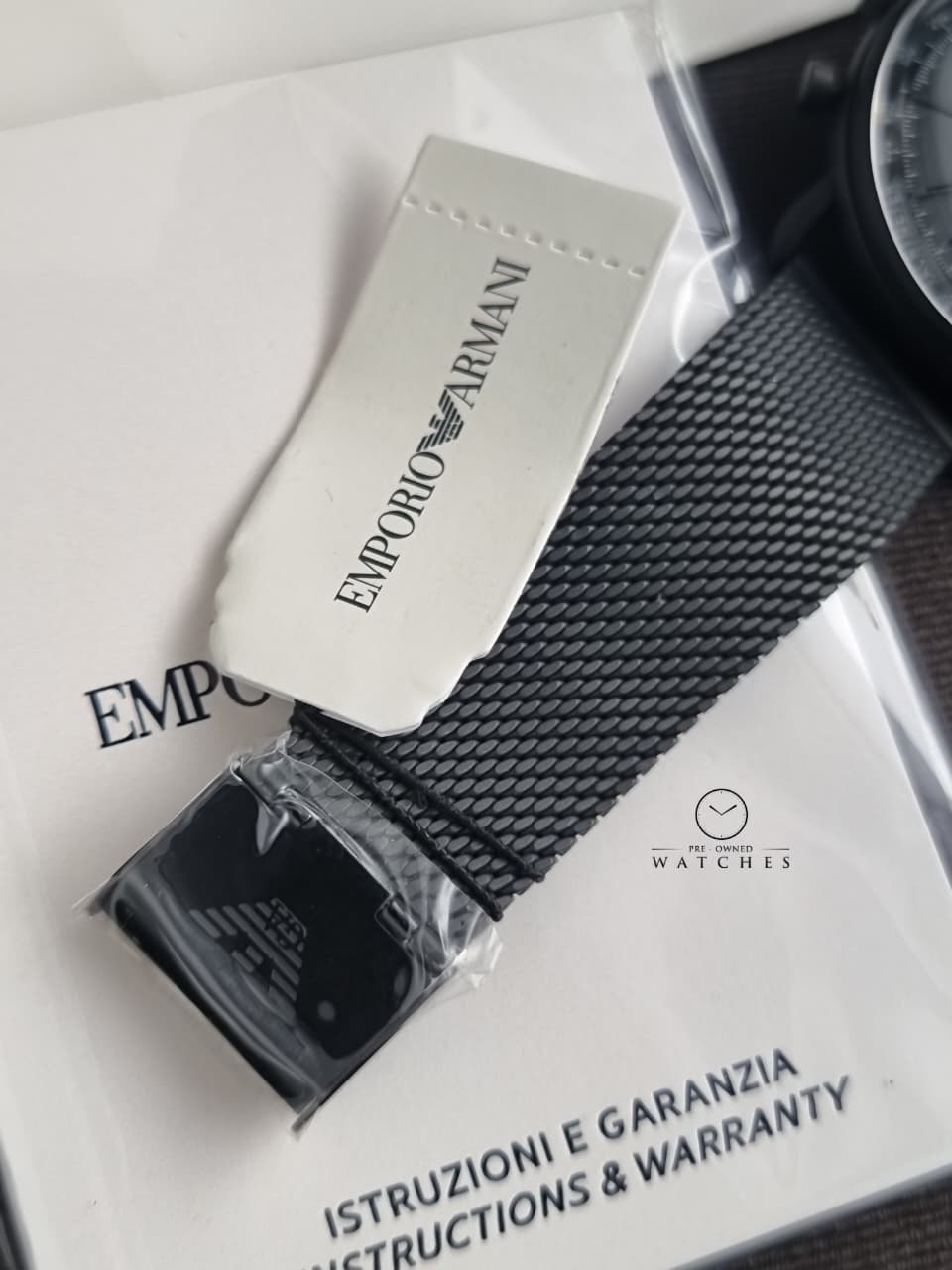 Emporio Armani Aviator Chronograph Quartz Black Dial Men's Watch AR11264