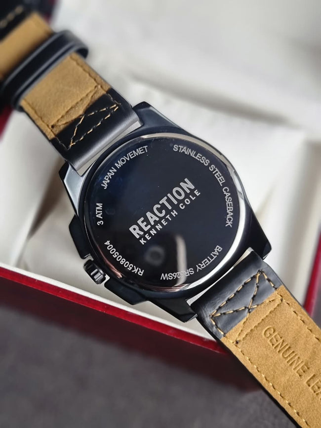Kenneth Cole Reaction Black dial Gents Watch Main Image