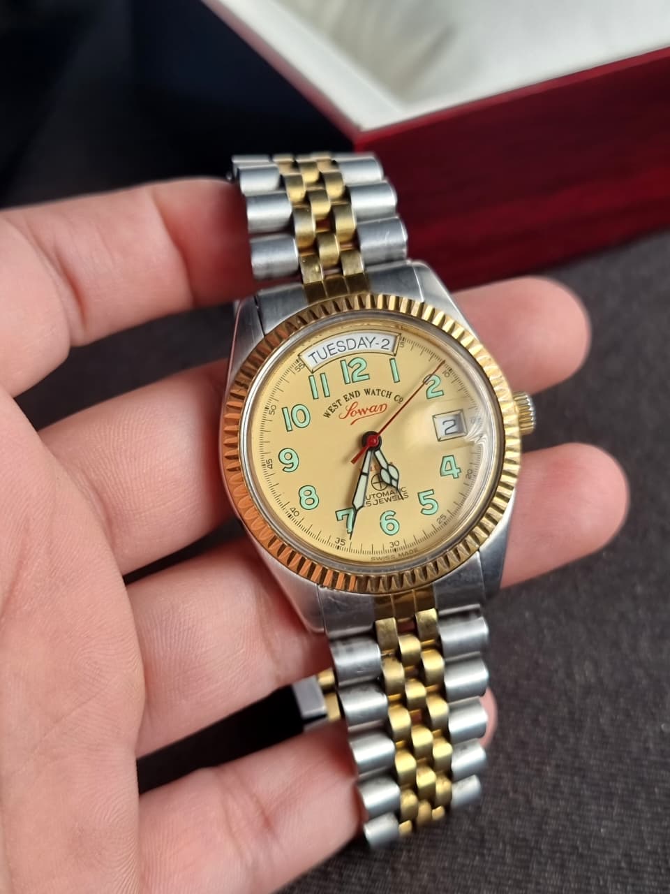 West End Watch 37mm Vintage Automatic Watch