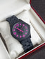 Marc Jacobs Pelly Black Dial Black Silicone Strap Watch For Women - MBM2529