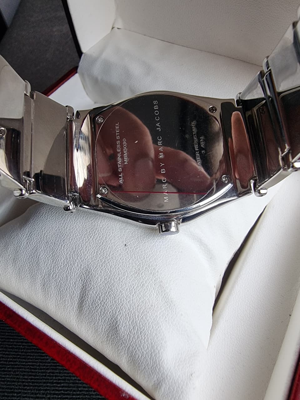 Marc By Marc Jacobs Mbm3030 Analog Quartz Men ︎Junk Item ︎ Silver Watch