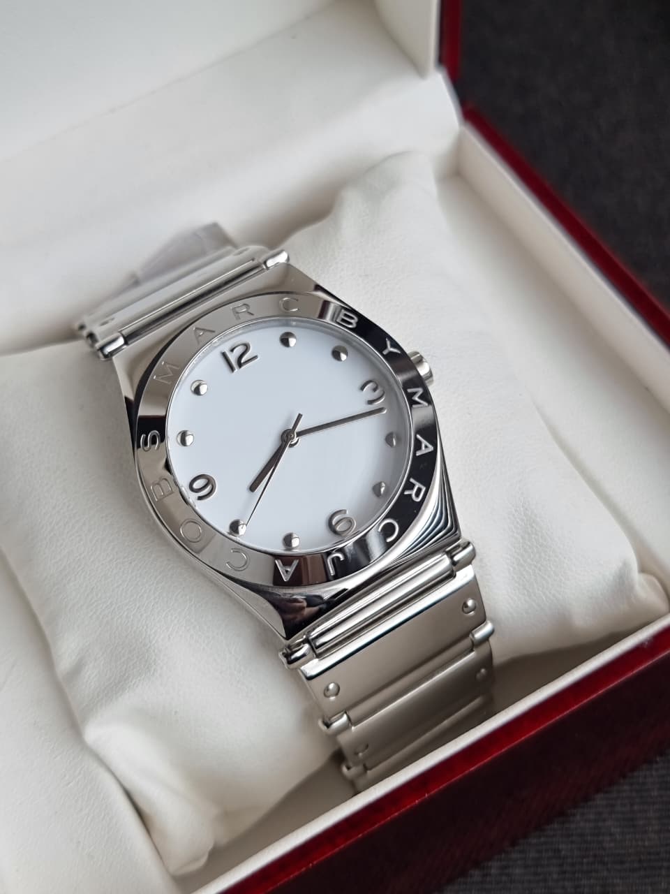 Marc By Marc Jacobs Mbm3030 Analog Quartz Men ︎Junk Item ︎ Silver Watch