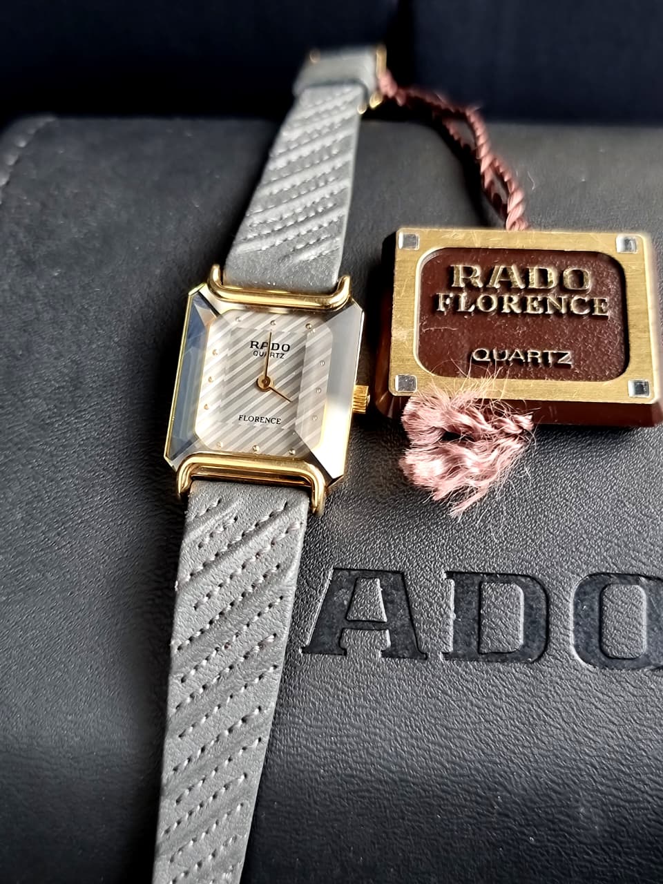 RADO Florence 153.3455.2 Silver Gold Quartz Watch
