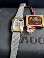 RADO Florence 153.3455.2 Silver Gold Quartz Watch