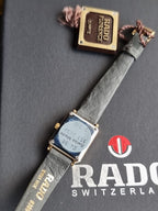 RADO Florence 153.3455.2 Silver Gold Quartz Watch