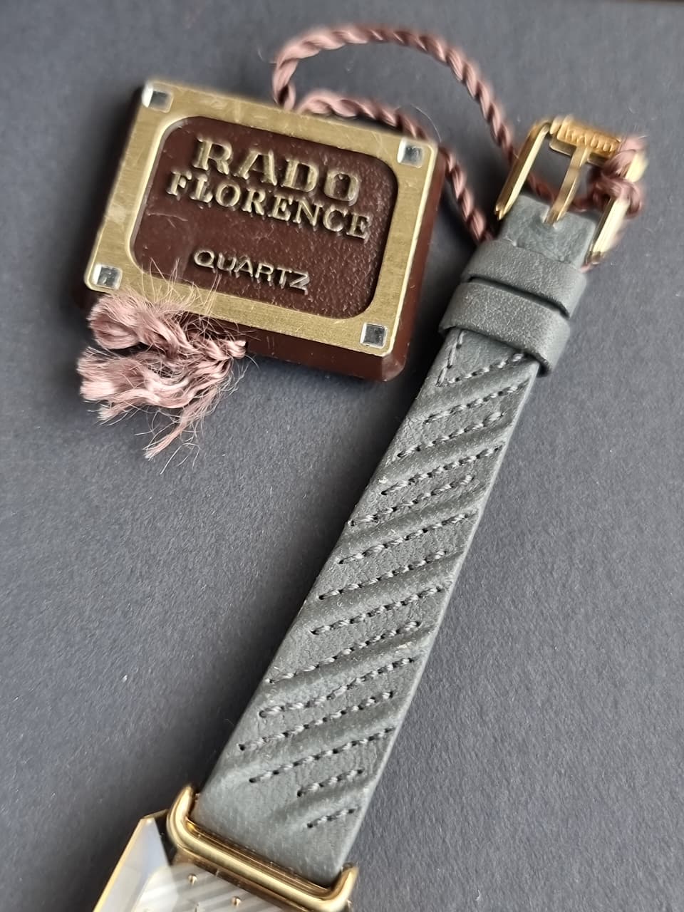 RADO Florence 153.3455.2 Silver Gold Quartz Watch