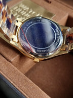 Michael Kors Runway Two-Tone Stainless Steel Tortoise-shell Dial Quartz Watch for Ladies - MK4284
