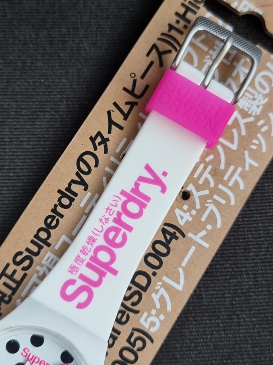 Superdry Analog White Dial Women's Watch - SYL168BW