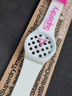 Superdry Analog White Dial Women's Watch - SYL168BW