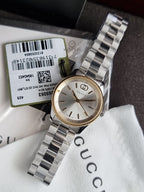 Gucci G-Timeless 29mm Silver Dial Steel Women's Watch YA1265063