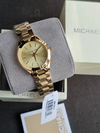 Michael Kors Women’s Analog Stainless Steel Gold Dial 42mm Watch MK3512