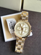 Michael Kors Women's MK6519 Slater Analog Display Quartz Gold Watch