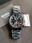 Hugo Boss Men’s Chronograph Quartz Stainless Steel Black Dial 46mm Watch 1513825