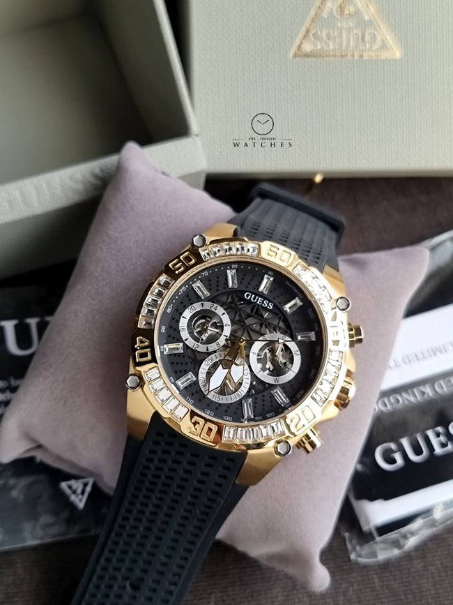 GUESS 46mm Multifunction Stainless Steel Watch GW0333G2 Main Image