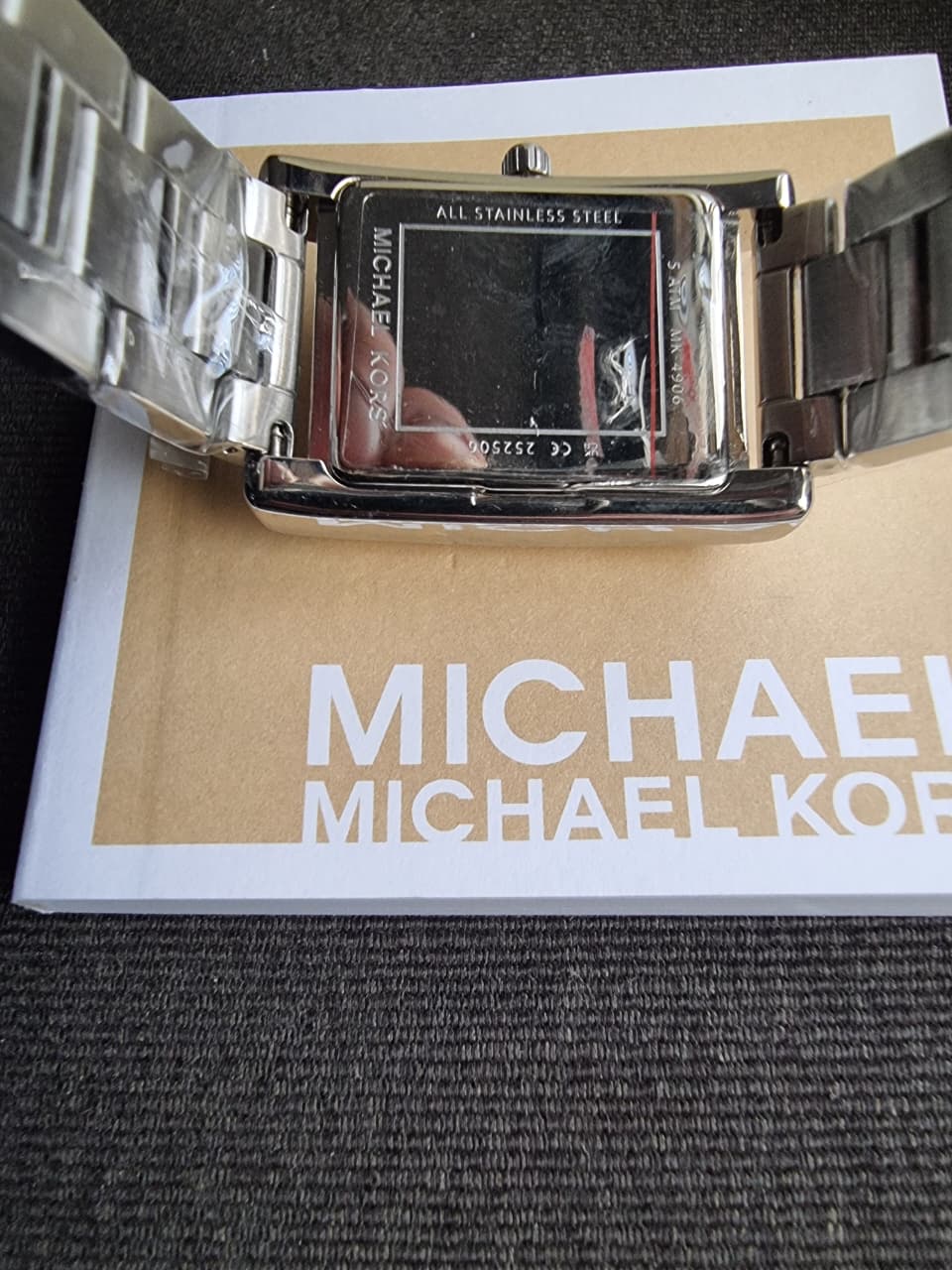 Michael Kors Essex Silver Quartz Stainless Steel Watch MK4906