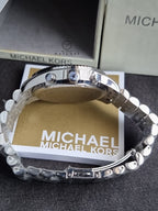 Michael Kors Men's Lexington Silver-Tone Watch MK8515