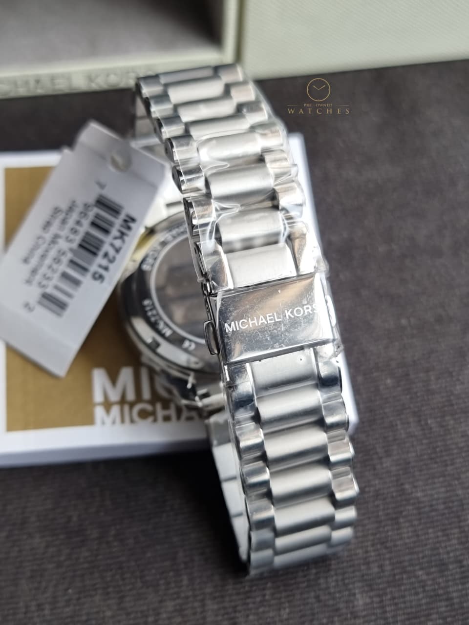Michael Kors Lexington Chronograph Stainless Steel Watch MK7215