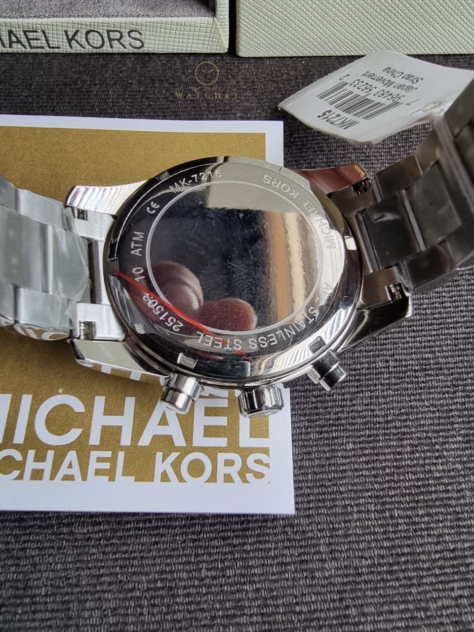Michael Kors Lexington Chronograph Stainless Steel Watch MK7215