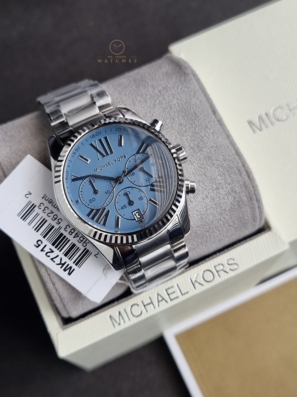 Michael Kors Lexington Chronograph Stainless Steel Watch MK7215
