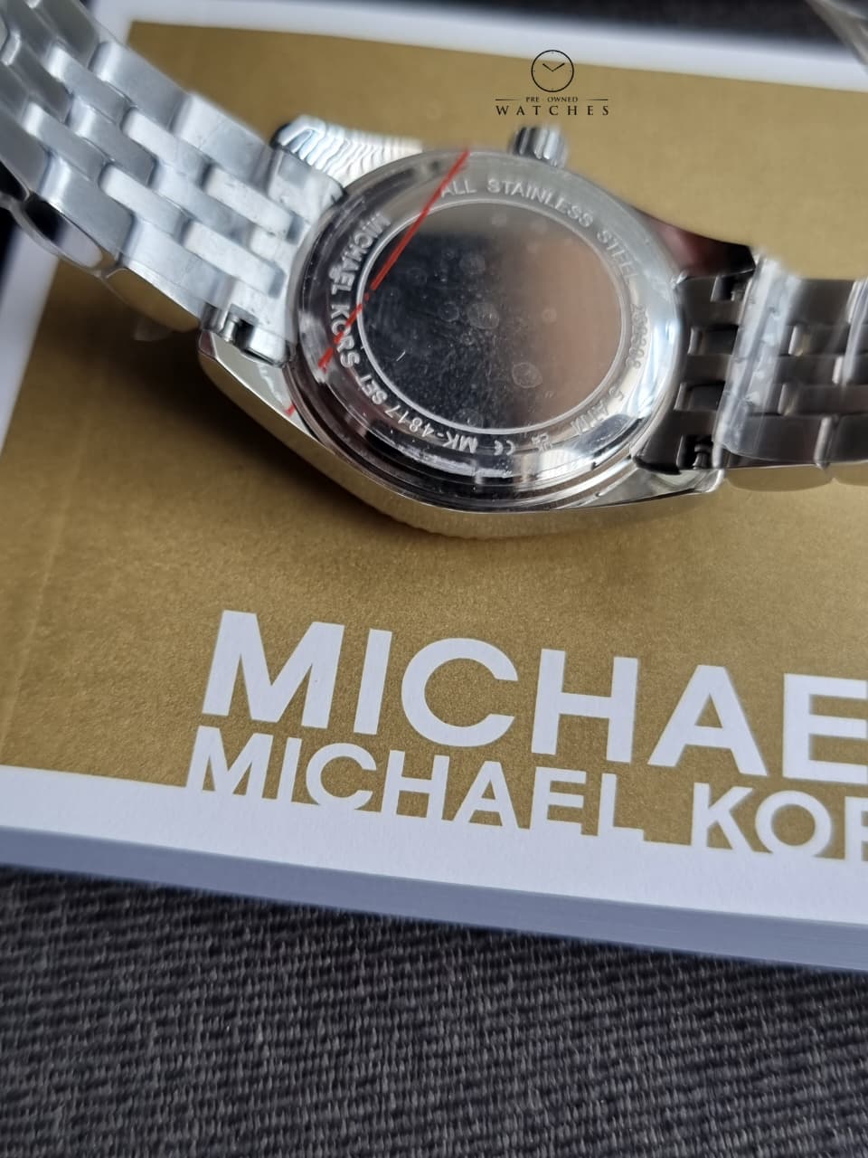 Michael Kors Women’s Quartz Two Tone Stainless Steel White Dial 26mm Watch MK4817