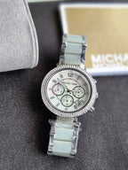 Michael Kors Women’s Quartz Stainless Steel Mother of Pearl Dial 39mm Watch MK6138