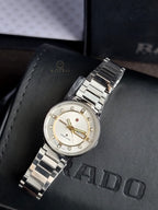 Rado White Dial Silver Casing 28mm Dial Automatic Watch