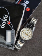 Rado White Dial Silver Casing 28mm Dial Automatic Watch