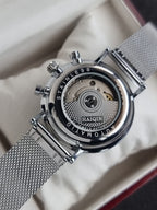 Haiqin Automatic White Dial Moon Phase 41mm Gents Watch