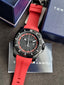 Tommy Hilfiger Men’s Quartz Silicone Strap Black Dial 45mm Watch 1791112