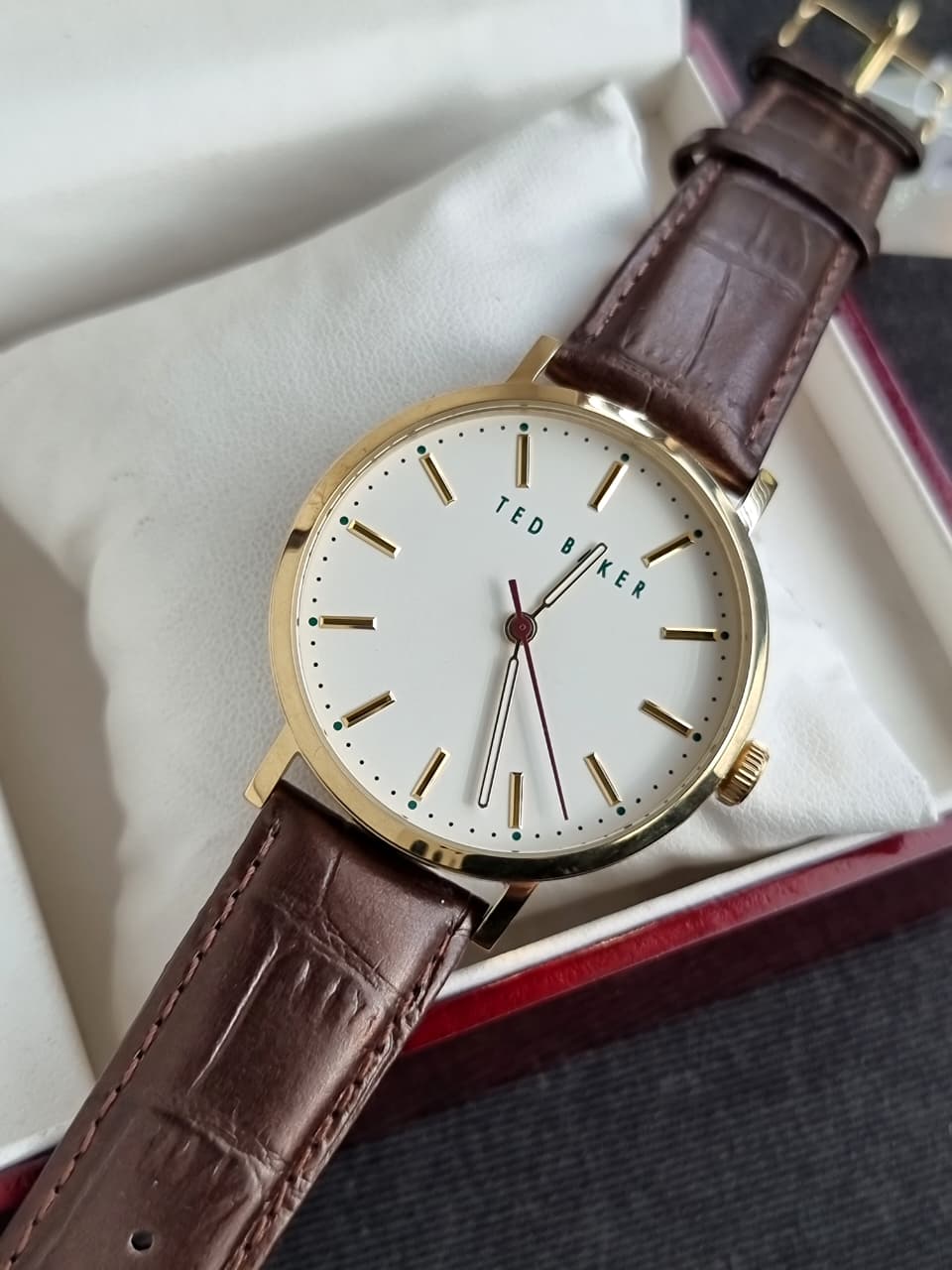 Ted Baker Phylipa Quartz White Dial 40mm Men's Watch