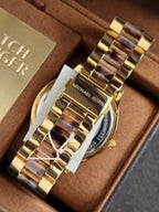 Michael Kors Women's MK4301 - Slim Runway Rose Gold/Blush Tortoise Watch